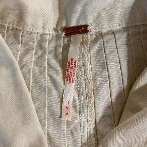 Free People Keep It Crisp Shortall in Jack Rabbit Medium - Picture 3 of 11